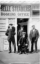 Belle Steamers (inc John Herbert Pointer with moustache) [thanks to David Pointer] | Margate History